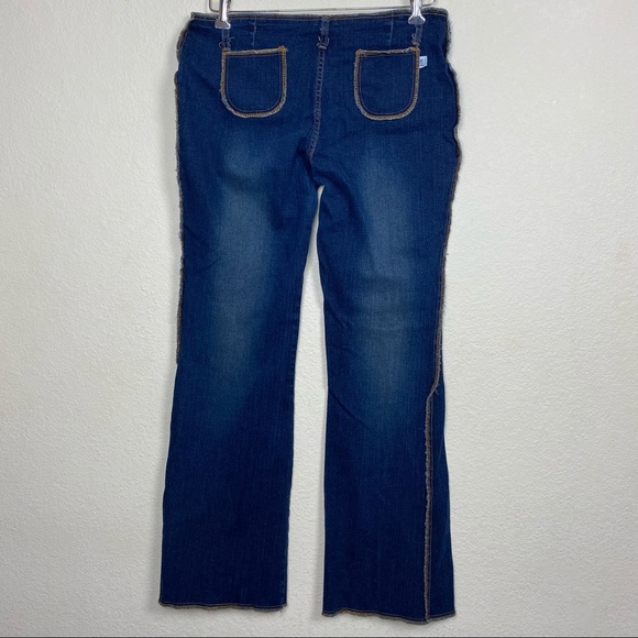 Joy jeans y2k blue bootcut front back pockets size Medium - Picture 4 of 5
